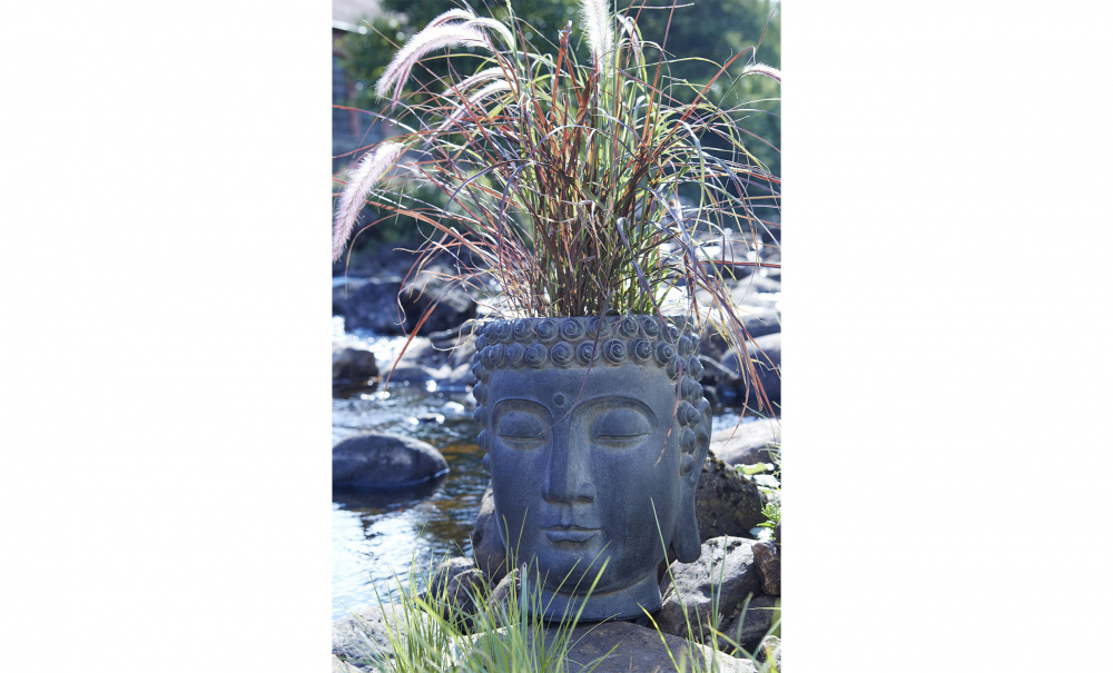 BUDDHA Pot Svart i gruppen Utembler / Utepotter hos Sofas & more (44236)