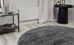 Bytt til bilde nr. 2 (TEDD Teppe Grafitt Rund 160)