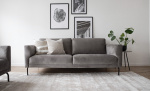 PORTOFINO 3-seters sofa Velvet Lys grå Bytt til bilde nr. 2 (PORTOFINO 3-seters sofa Velvet Lys grå)