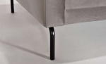 PORTOFINO 3-seters sofa Velvet Lys grå Bytt til bilde nr. 7 (PORTOFINO 3-seters sofa Velvet Lys grå)