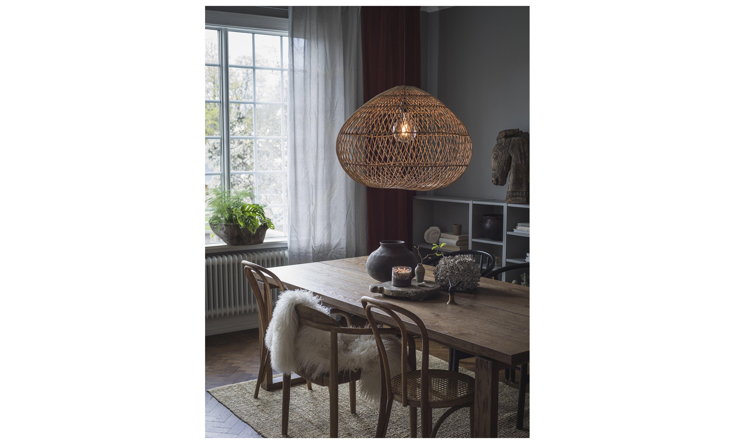 KAREN Takskjerm Naturlig 50 cm