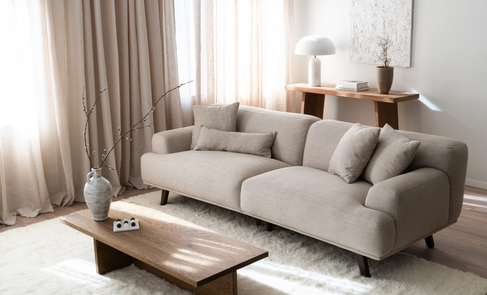 TYLSAND 3-seter Beige i gruppen Stue / Sofaer / 3-seters sofaer hos Sofas & more (527-TYL-FLW5A)