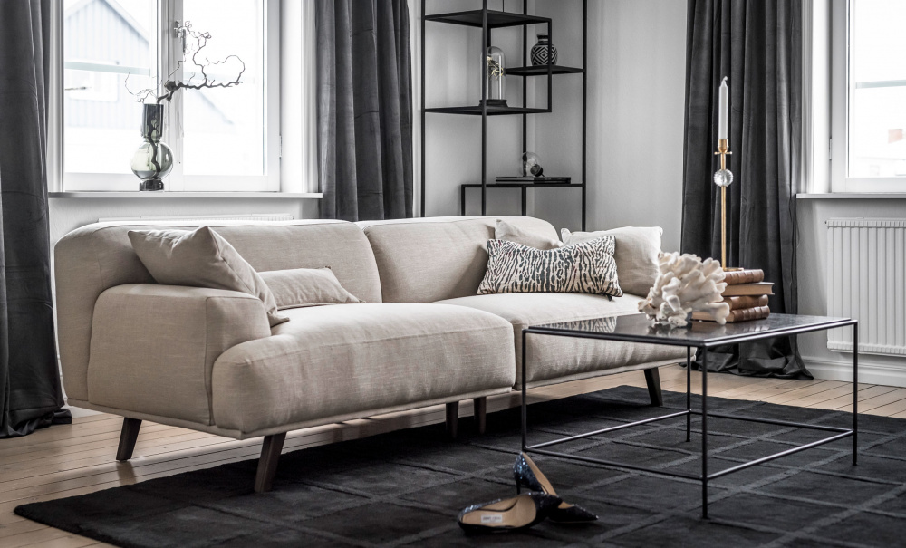 TYLSAND Divansofa venstre Beige i gruppen Stue / Sofaer / Divansofaer hos Sofas & more (527-TYL-LEFT-FLW5A)