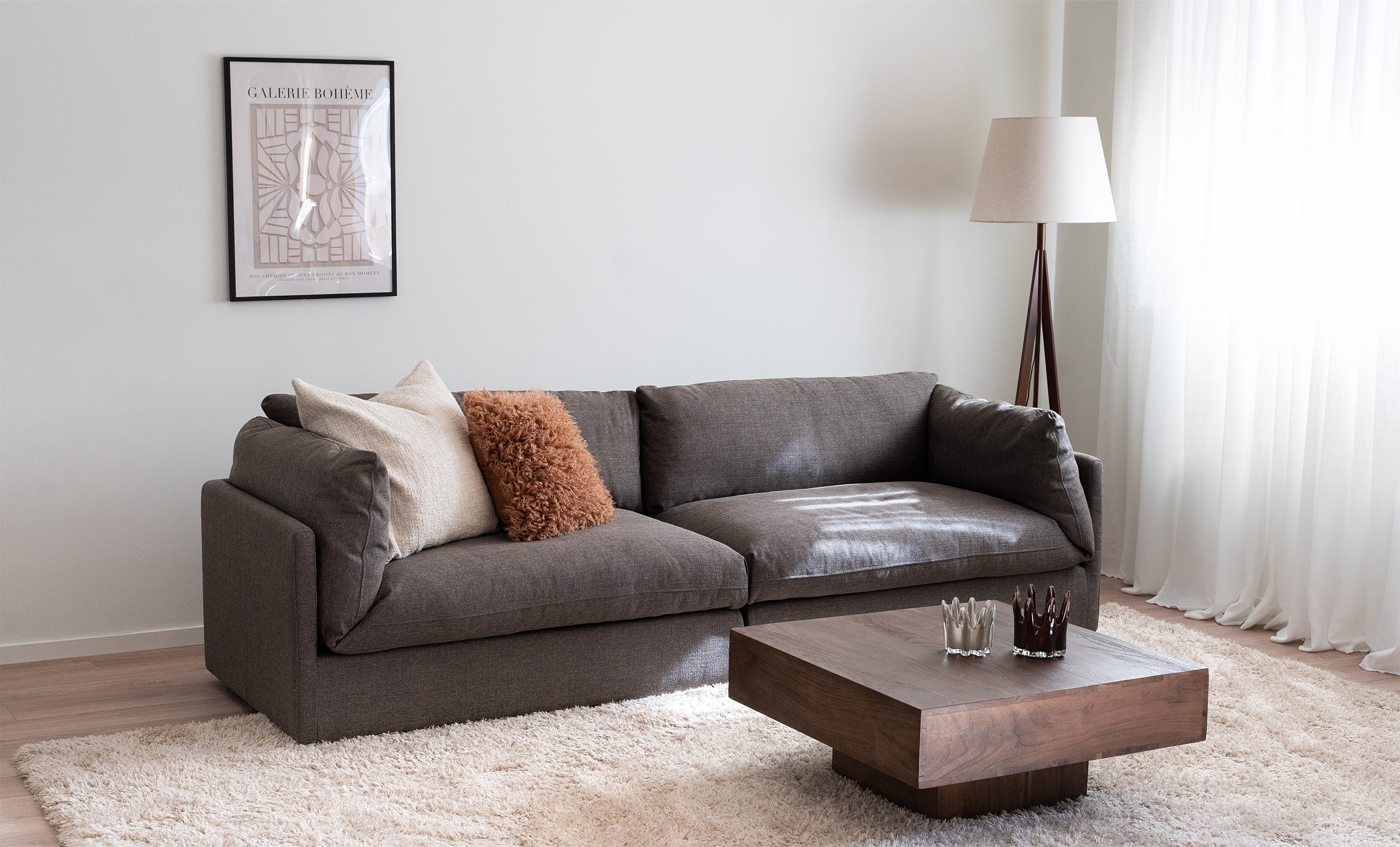 TRIBECA 4-seters sofa Muldvarp