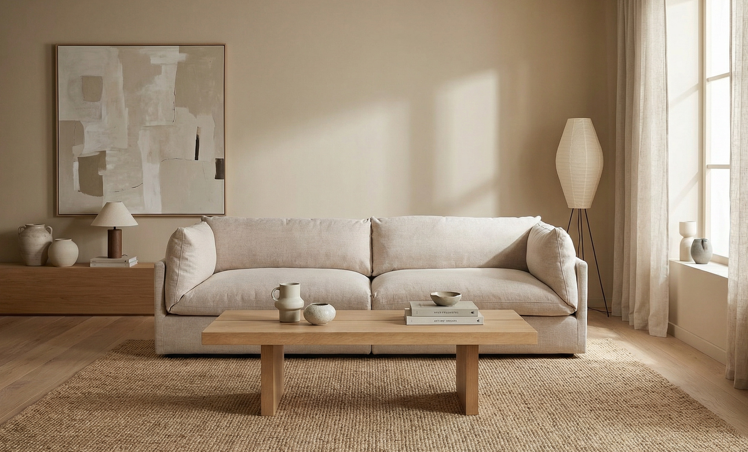TRIBECA 4-seters sofa Beige