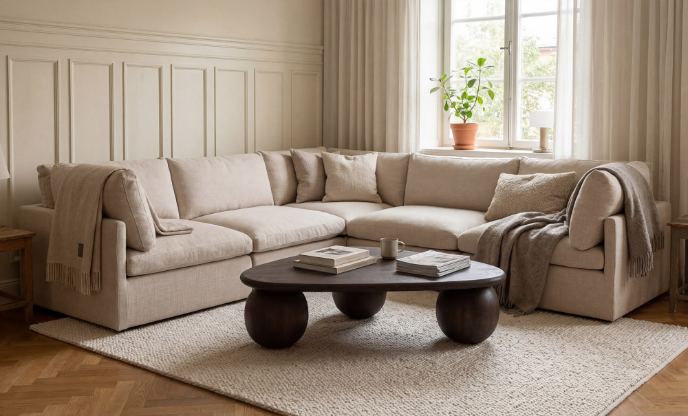 Bilde nr 2 (CEDAR Hj�rnesofa Vendbar Beige)