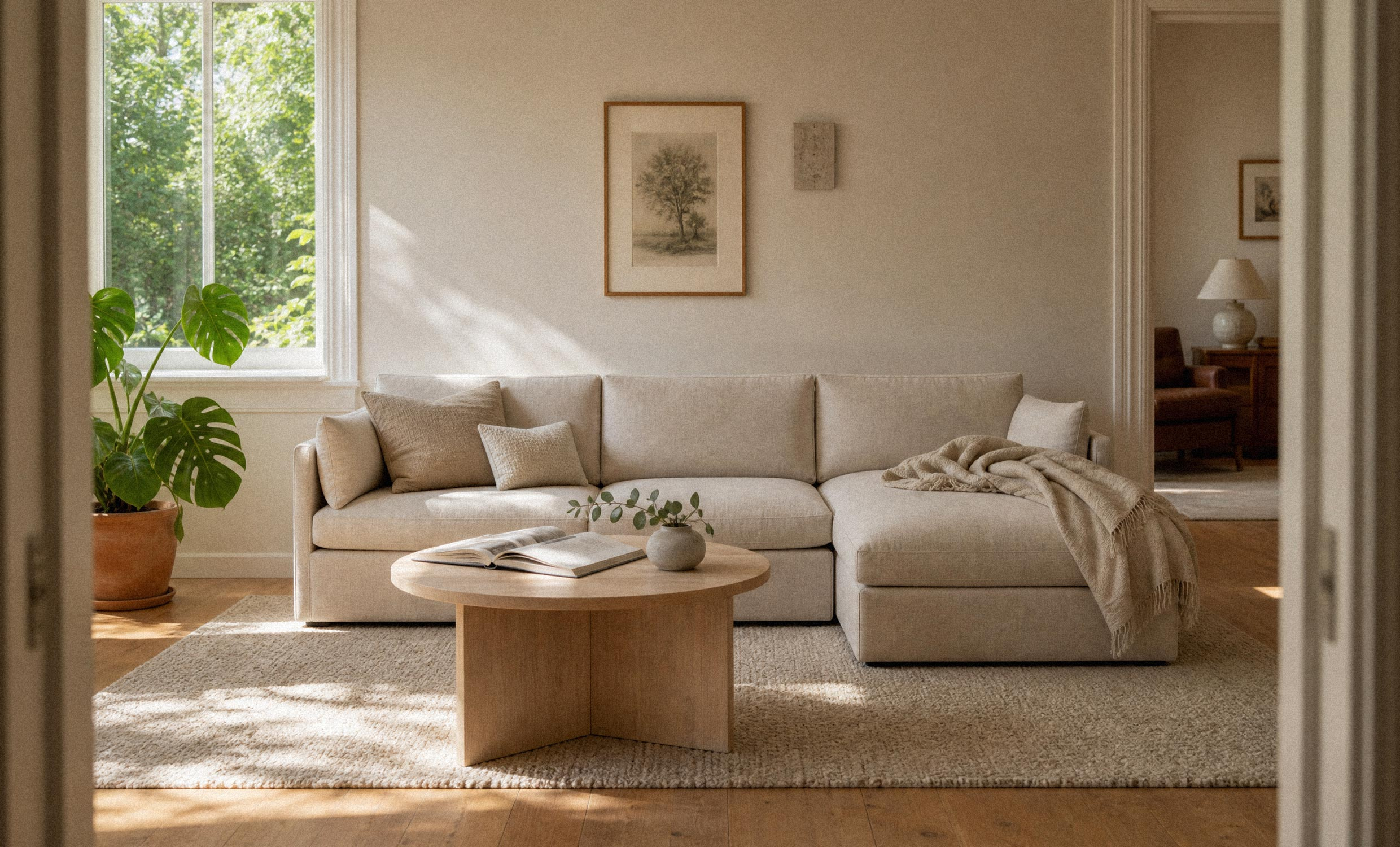 CEDAR Divansofa Vendbar Beige