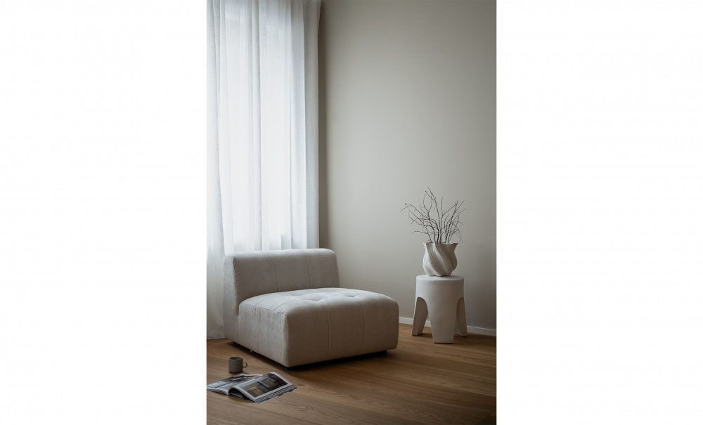 COCO Lenestol/Sentermodul Offwhite i gruppen Stue / Sofaer / Modulsofaer hos Sofas & more (656-COC-1S-FM130)