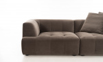 Bytt til bilde nr. 4 (COCO 3-seters sofa Fløyel Brun)