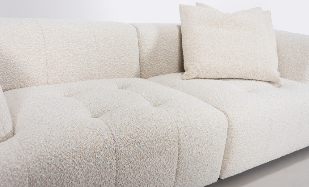 COCO 3-seters sofa Boucl Offwhite i gruppen Stue / Sofaer / 3-seters sofaer hos Sofas & more (656-COC-3S-LOT2)