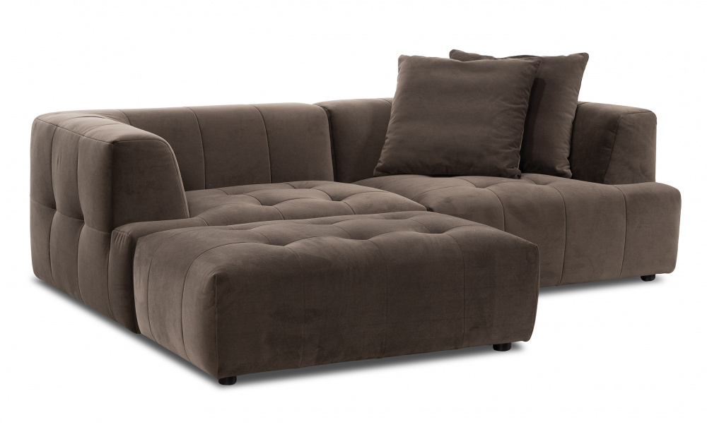 Bilde nr 2 (COCO Divansofa Vendbar Fløyel Brun)