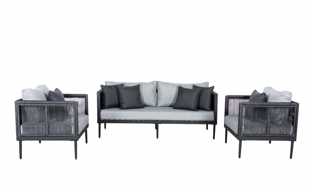 LUGANO Lounge sett i gruppen Utembler / Hagegrupper / Sofagrupper hos Sofas & more (6703-6704X2)