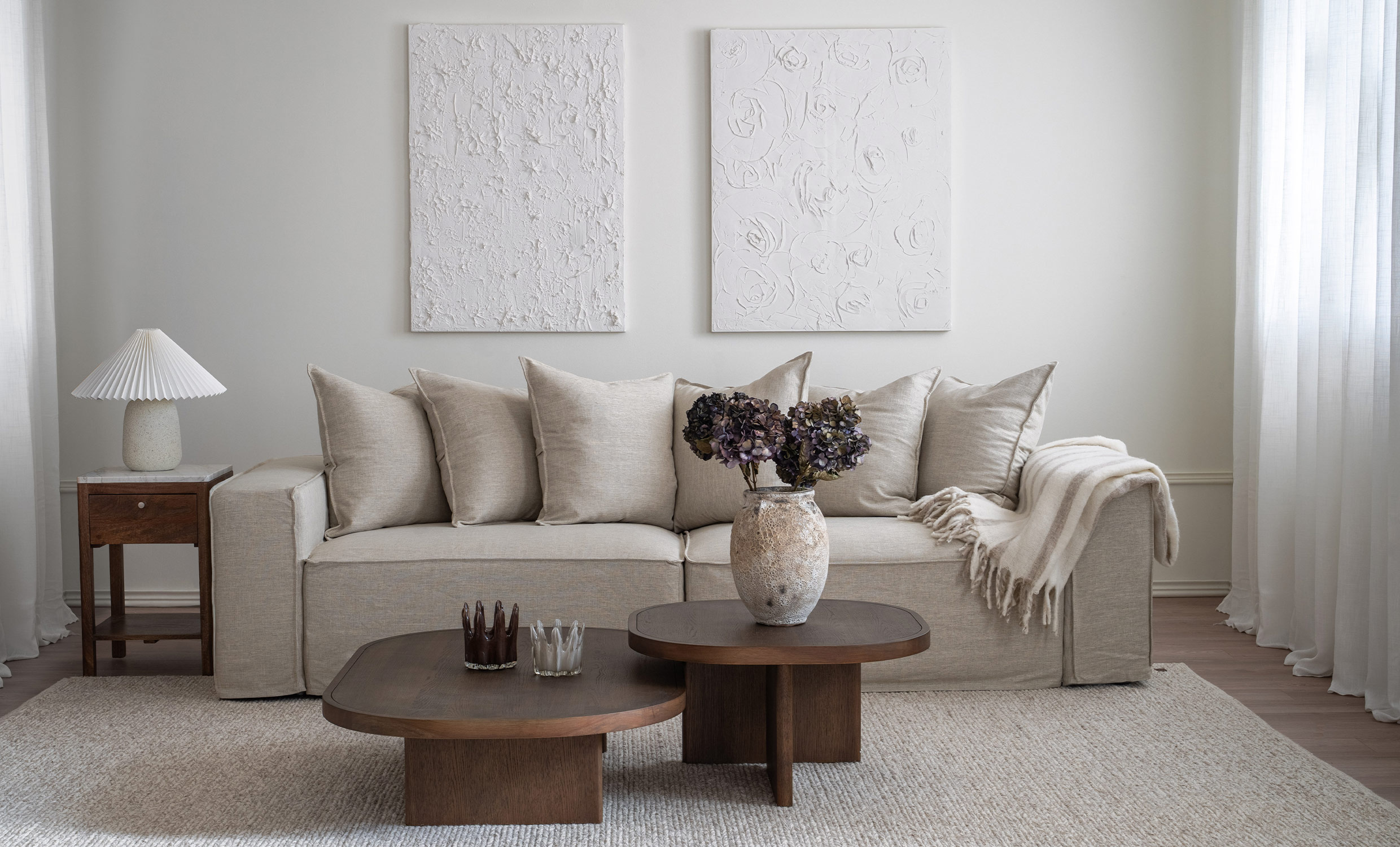 LOFT 4-seters sofa Beige