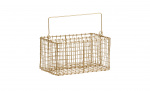 Bytt til bilde nr. 4 (NAVITI Oppbevaringskurv L Gull)