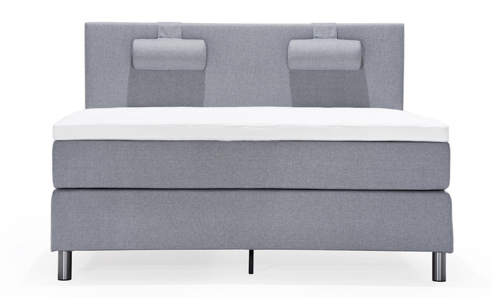 ÄNGSVIK 180 Kontinentalseng Lys grå i gruppen Soverom / Senger / Senger 180 hos Sofas & more (6M180200-749)