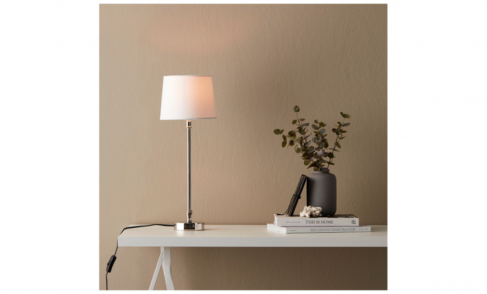 LIAM Lampefot 46 cm Krom i gruppen Belysning / Lamper / Lampeftter hos Sofas & more (71001)