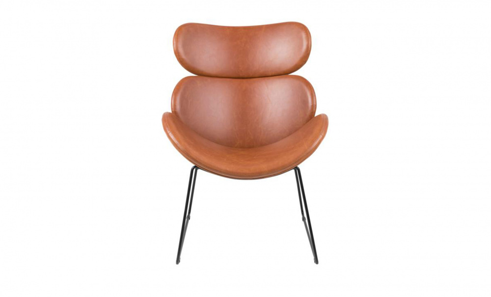 CEASAR Lounge Chair Brun/Sort i gruppen Soverom / Soveromsmbler / Sittembler hos Sofas & more (71694)