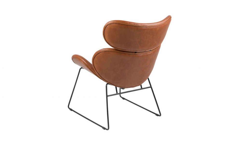 CEASAR Lounge Chair Brun/Sort i gruppen Soverom / Soveromsmbler / Sittembler hos Sofas & more (71694)