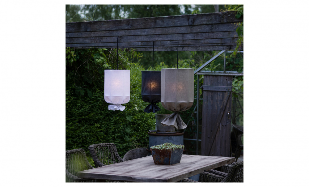 TUVA Lampeskjerm Outdoor Lys grå 40 cm i gruppen Belysning / Tilbehør / Lampeskjermer hos Sofas & more (740-111)