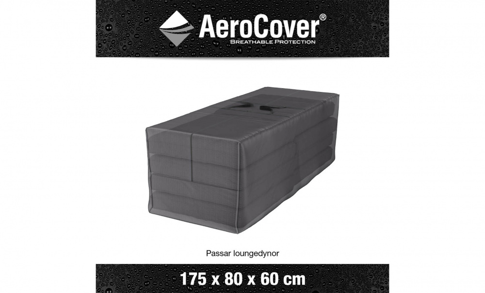 AEROCOVER Puteveske 175 x 80 x 60 Antrasitt, 60 i gruppen Utembler / Oppbevaring / Mbeltrekk hos Sofas & more (7902)