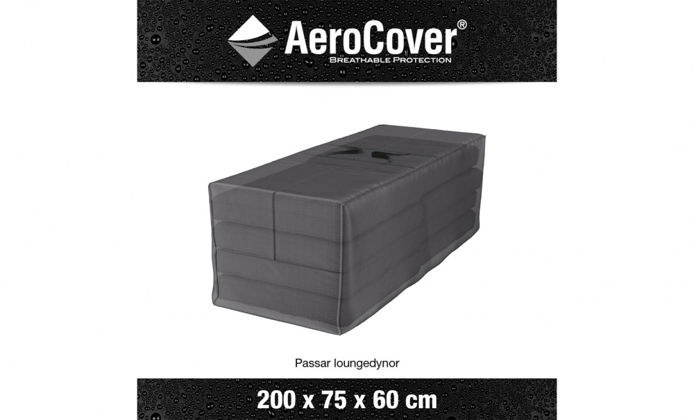 AEROCOVER Puteveske 200 x 75 x 60 Antrasitt, 60 i gruppen Utembler / Oppbevaring / Mbeltrekk hos Sofas & more (7903)