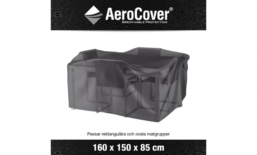 AEROCOVER Mbeltrekk 160x150x85 Antrasitt i gruppen Utembler / Oppbevaring / Mbeltrekk hos Sofas & more (7914)