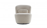 Bytt til bilde nr. 5 (GIGI Swivel lenestol Boucl Offwhite)