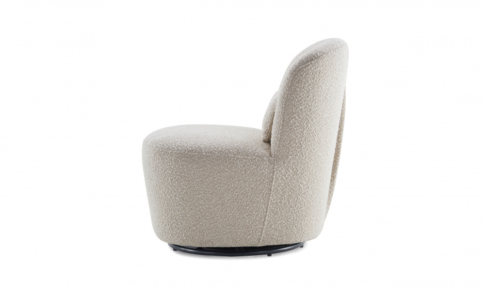 GIGI Swivel lenestol Boucl Offwhite i gruppen Soverom / Soveromsmbler hos Sofas & more (A001-LAM-2)