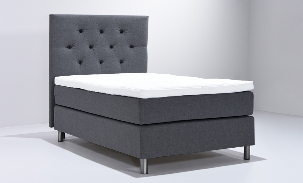 NGSVIK 140 Sengepakke Deluxe Mrk gr i gruppen Soverom / Senger / hos Sofas & more (ANG-DEL140MGPKT)