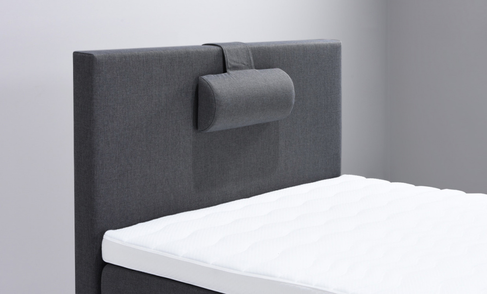 ÄNGSVIK 140 Sengepakke Mørk grå i gruppen Soverom / Senger / Senger 140 hos Sofas & more (ANG-PLAIN140MGPKT)
