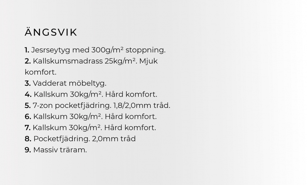 NGSVIK 160 Sengepakke Lys gr i gruppen Soverom / Senger / Senger 160 hos Sofas & more (ANG-PLAIN160LGPKT)