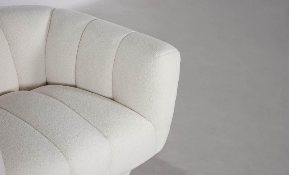 LE-BON Lenestol Teddy Offwhite i gruppen Stue / Lenestoler hos Sofas & more (BH-A233-XZT368-1)