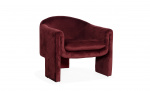 Bytt til bilde nr. 4 (BOOGI Lounge lenestol Velvet Plum)