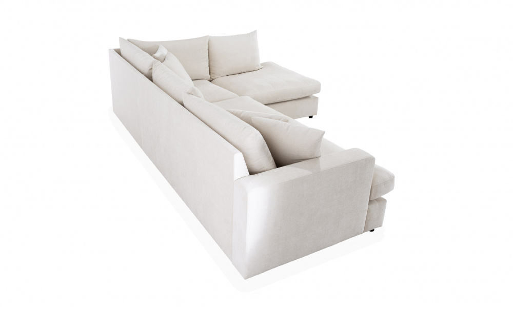 BOLNUEVO L-sofa Hyre Hel Pute Beige i gruppen Stue / Sofaer / Hjrnesofaer hos Sofas & more (BOL-3A-1SCU-CON2)