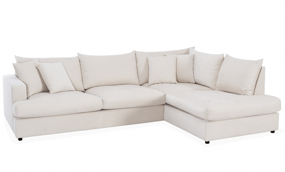 BOLNUEVO L-sofa Hyre Offwhite i gruppen Stue / Sofaer / Hjrnesofaer hos Sofas & more (BOL-3A-CON1)