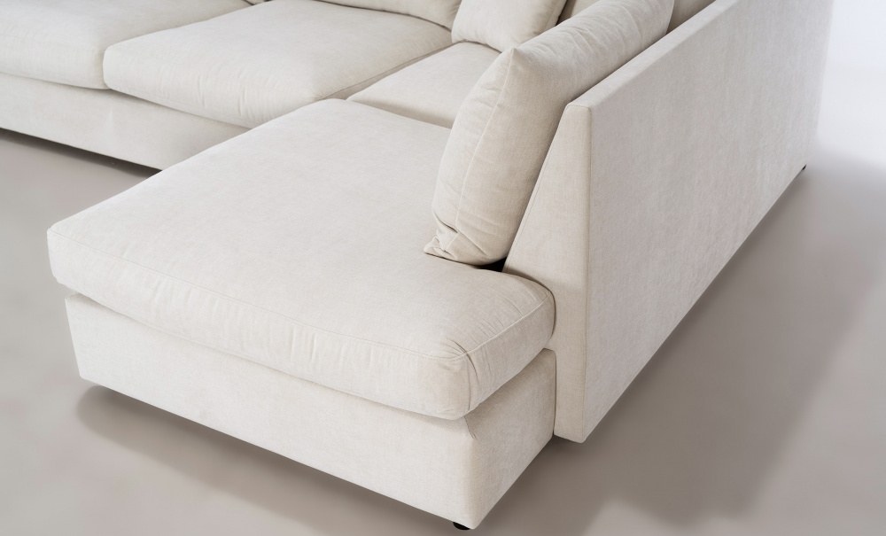 BOLNUEVO L-sofa Hyre Offwhite i gruppen Stue / Sofaer / Hjrnesofaer hos Sofas & more (BOL-3A-CON1)