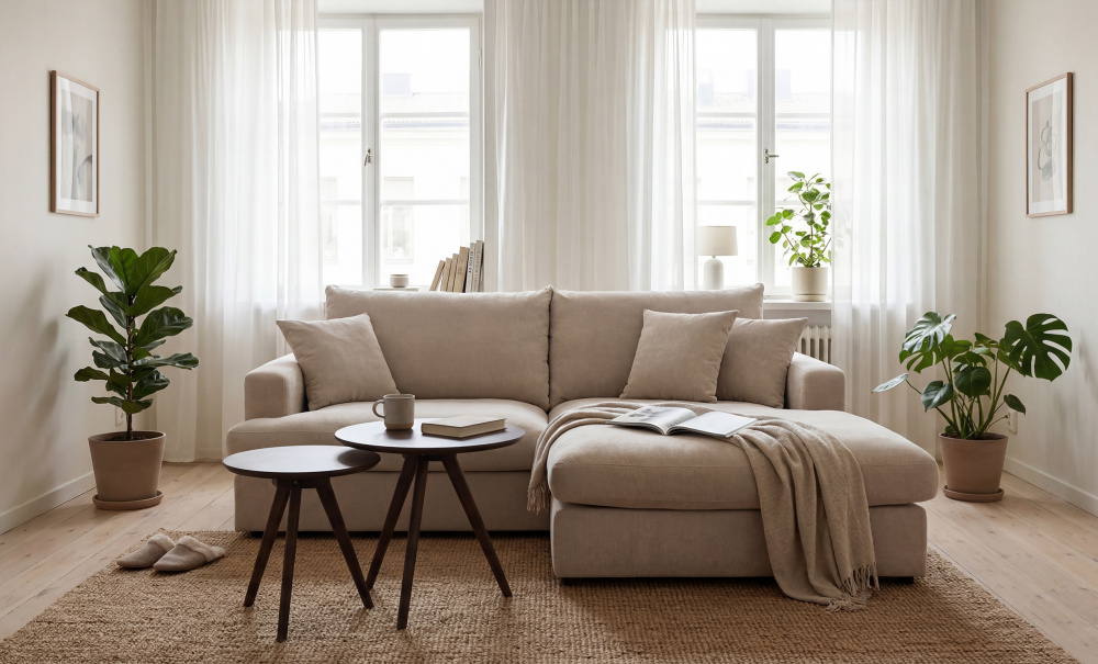 Bilde nr 2 (BOLNUEVO Divansofa H�yre Beige)