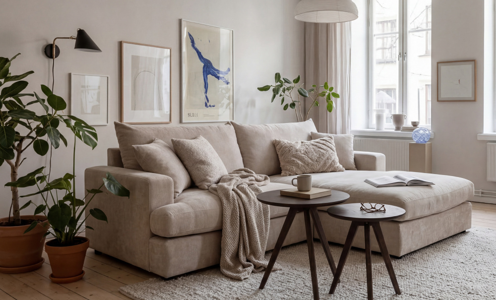 Bilde nr 3 (BOLNUEVO Divansofa H�yre Beige)