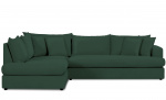 Bytt til bilde nr. 1 (BOLNUEVO L-sofa Venstre Hel Dyna Grnn)