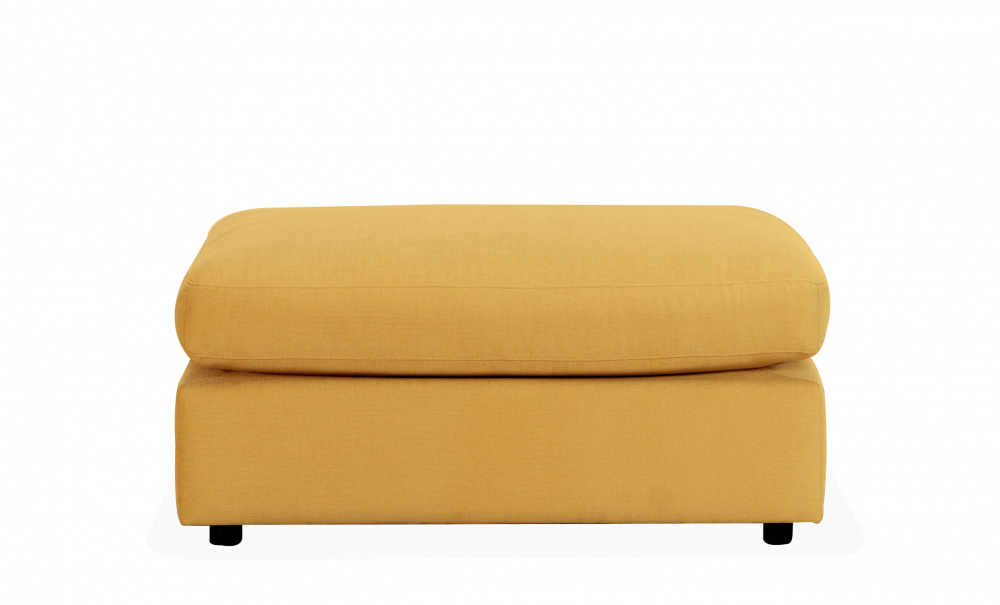 BOLNUEVO Fotskammel Sennepsgul i gruppen Stue / Sofaer / Fotskamler hos Sofas & more (BOL-FS-CON16)