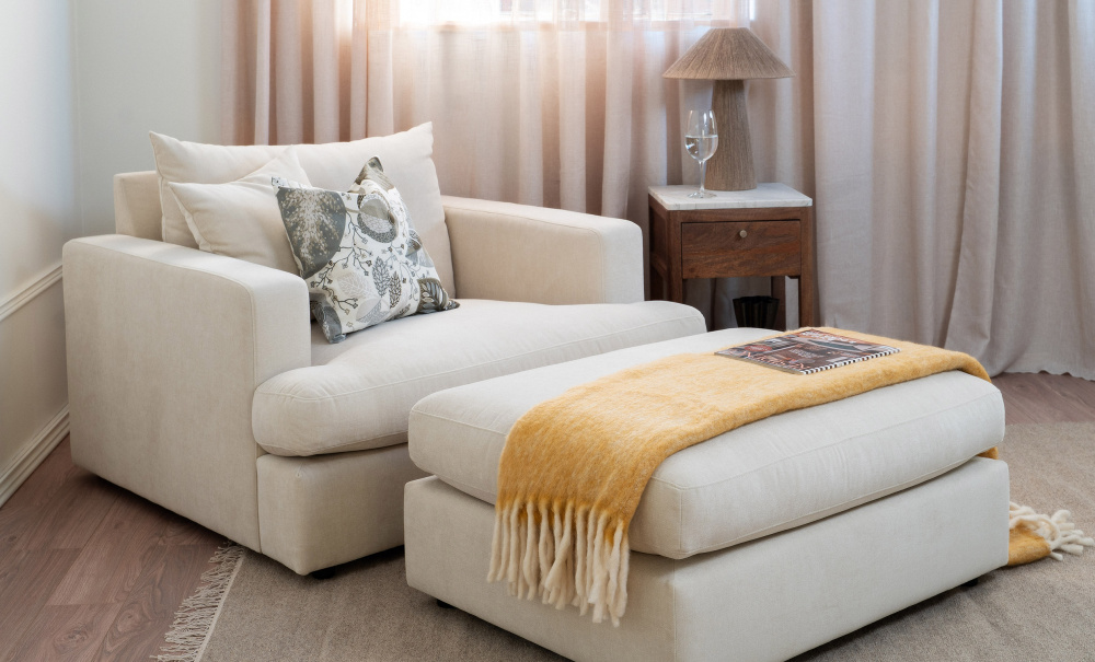 Bilde nr 2 (BOLNUEVO Fotskammel Offwhite)