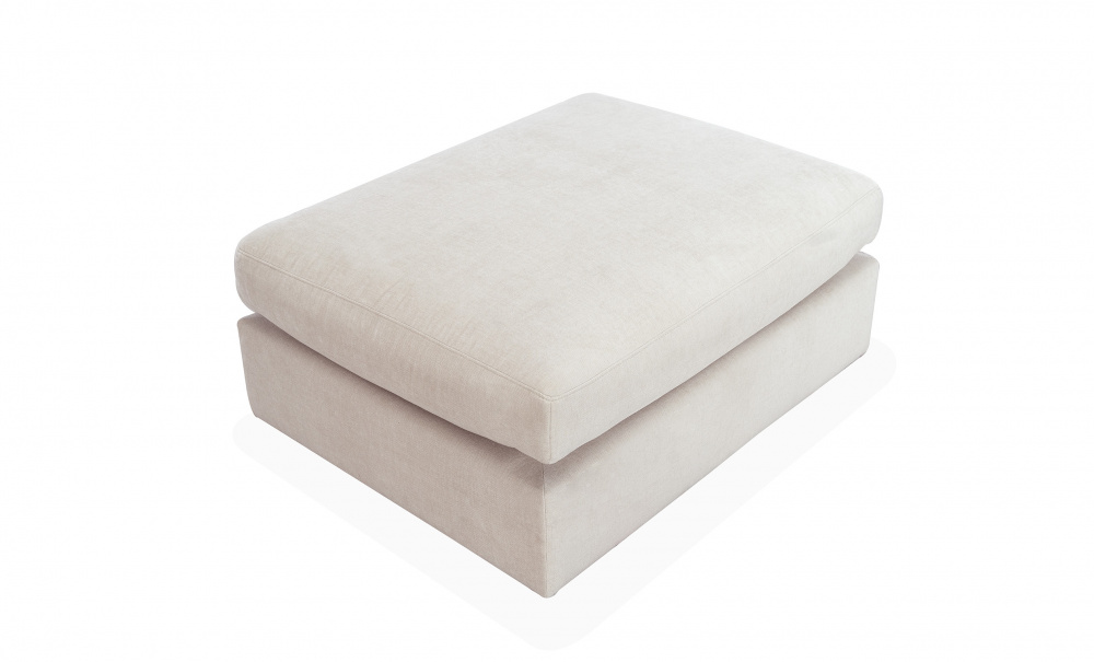 BOLNUEVO Fotskammel Offwhite i gruppen Stue / Sofaer / Fotskamler hos Sofas & more (BOL-FS-CON1)