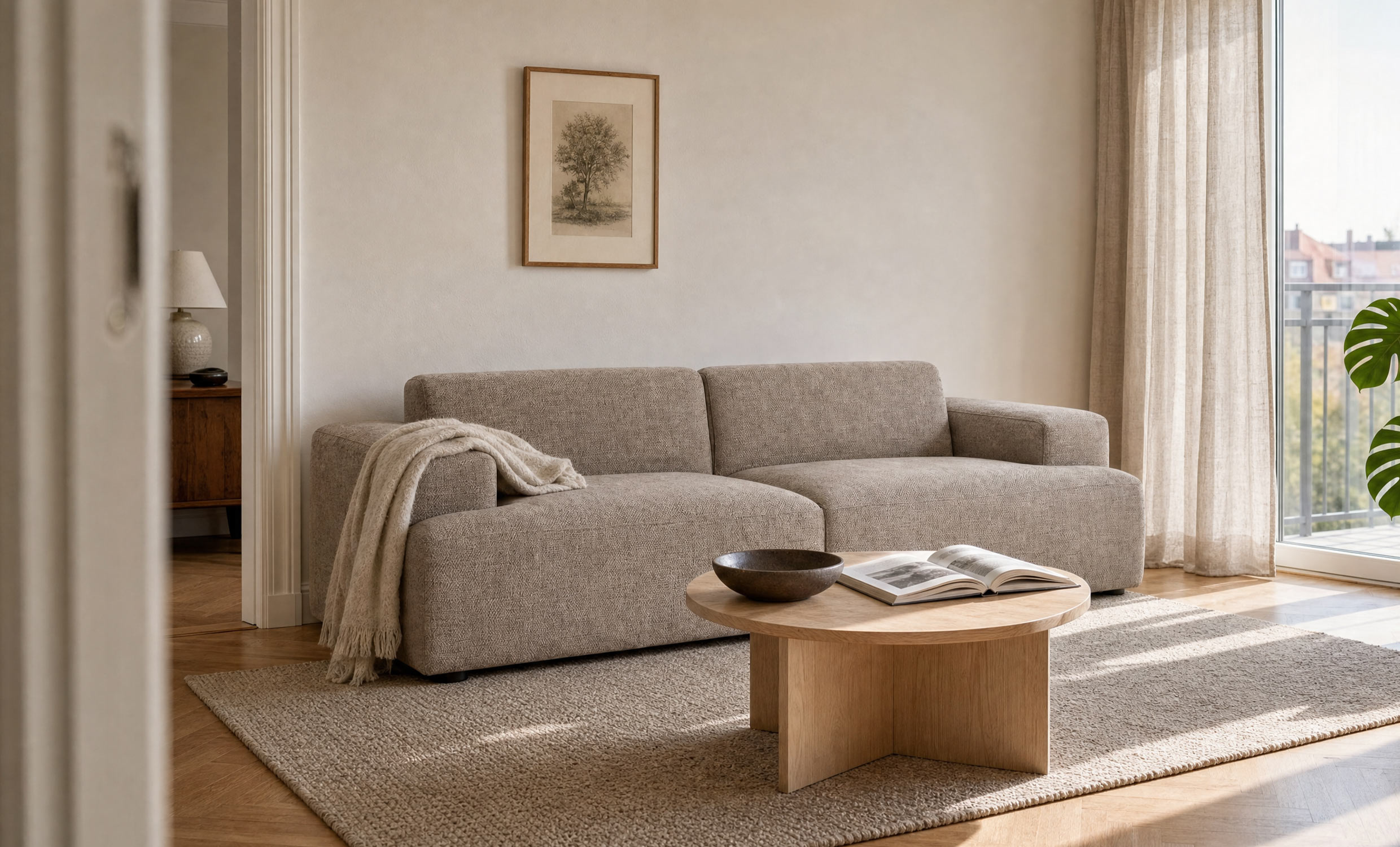 CASTILLA 3-seters sofa Muldvarp