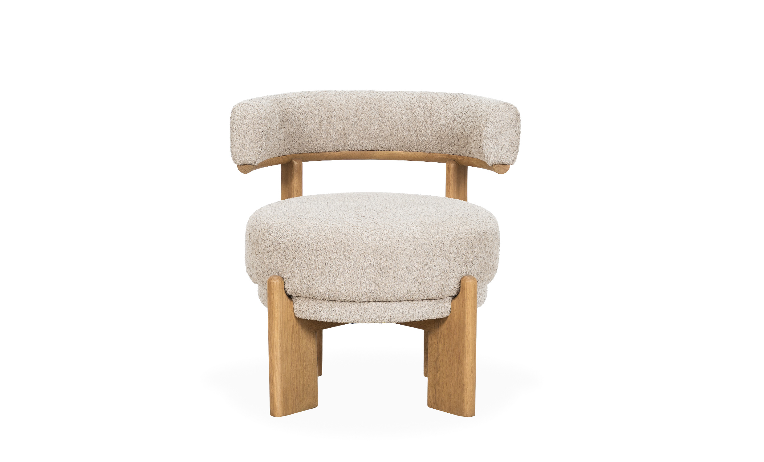 NODA Lenestol Offwhite/Natur