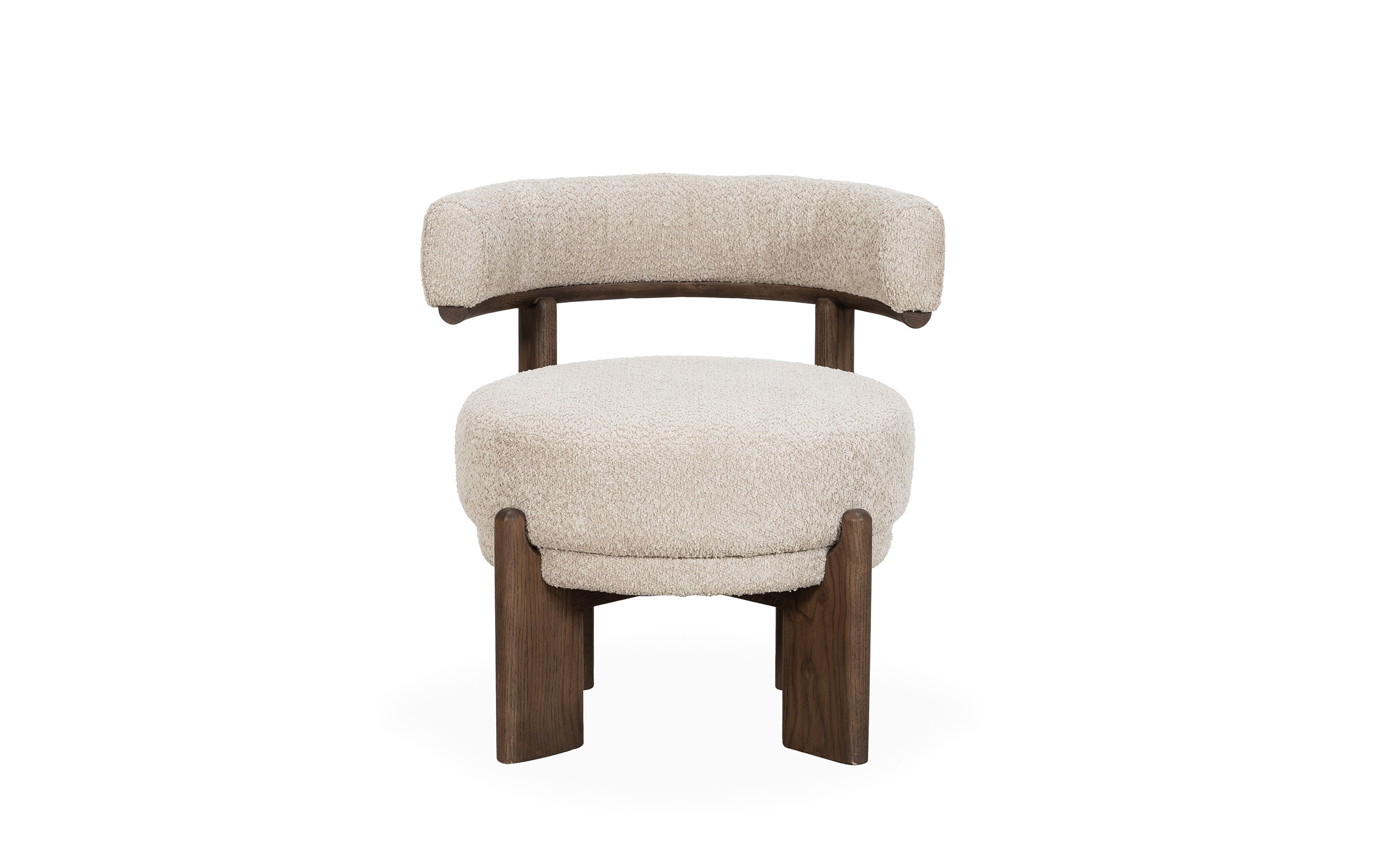 NODA Lenestol Offwhite/Brun