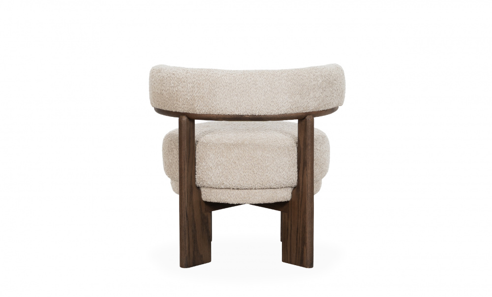 NODA Lenestol Offwhite/Brun i gruppen Stue / Lenestoler hos Sofas & more (CFH761-ZS00281-0284)