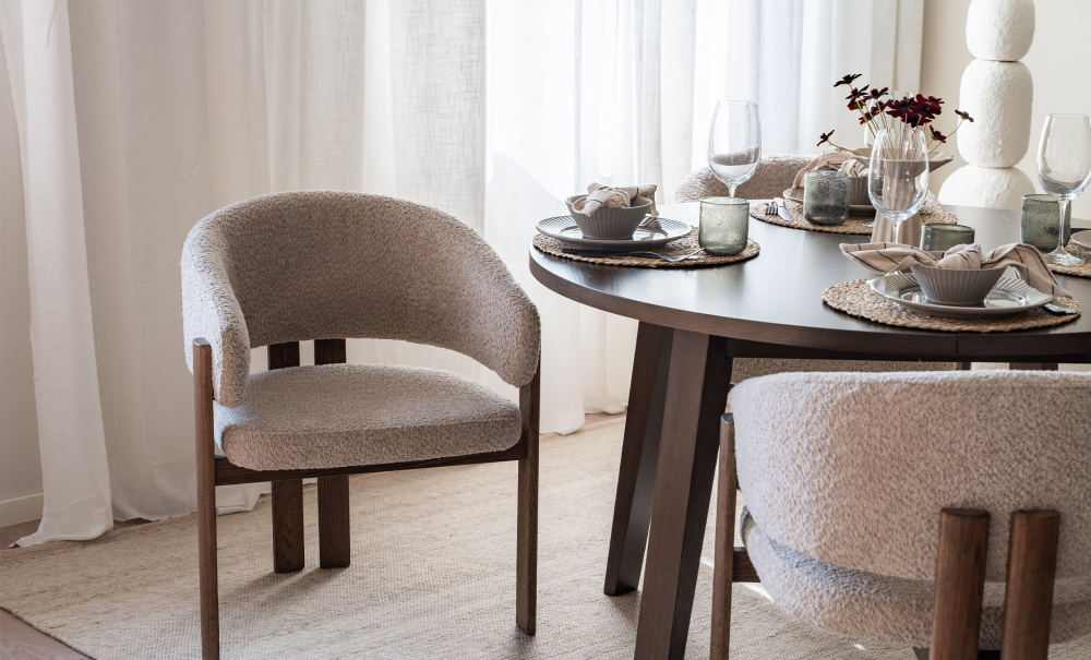 Bilde nr 3 (NODA Stol Offwhite/Brun)