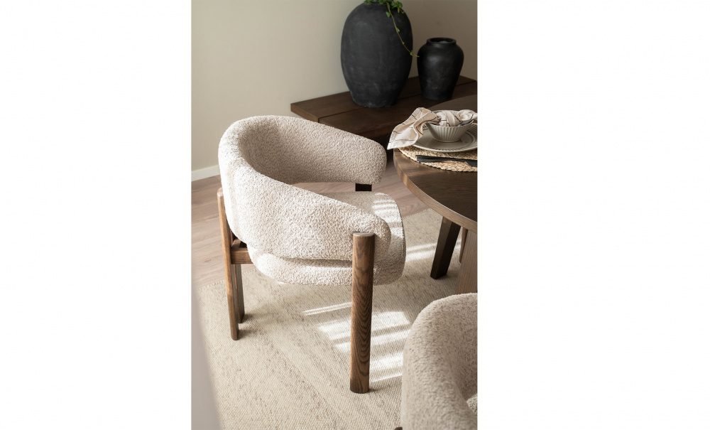 Bilde nr 4 (NODA Stol Offwhite/Brun)