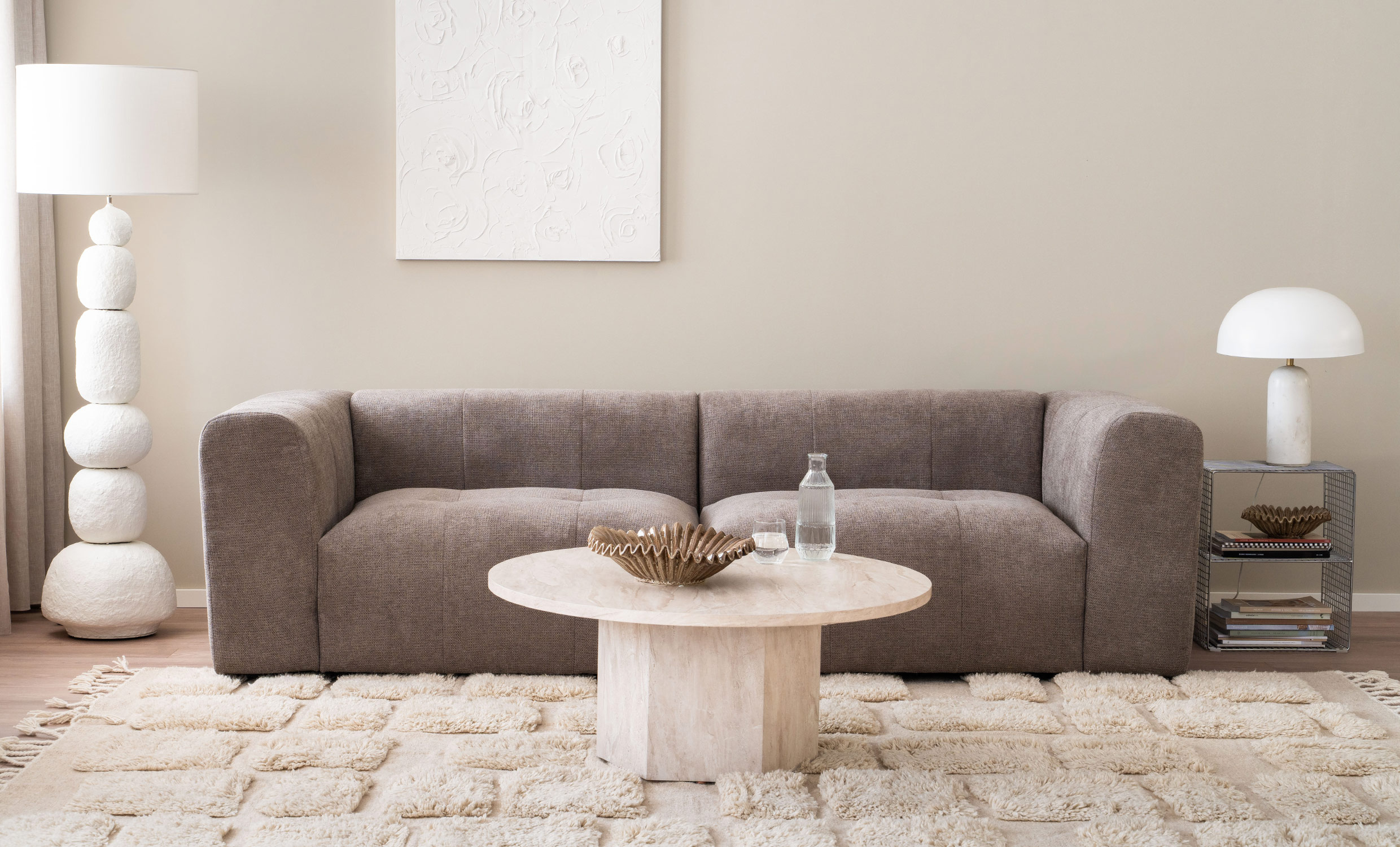 CLOUD 3-seters sofa Muldvarp