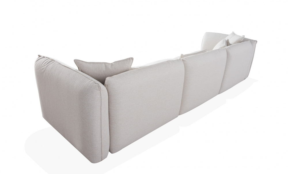 BROKLYN Modulsofa 4-seter Offwhite i gruppen Stue / Sofaer / 4-seters sofaer hos Sofas & more (COR-2-MITT-1-WH)